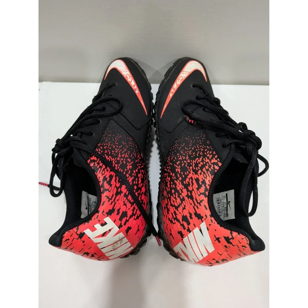 NIKE Bombax IC Men Black Red Indoor Soccer Shoes Sneakers 826485-018 Sz 10.5